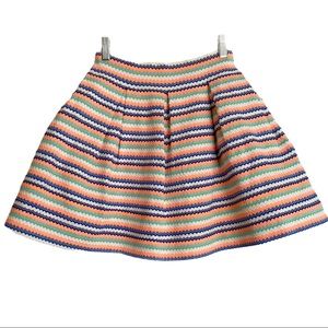 Miami Bright Multicolor Mini Puff Skirt Sz Medium